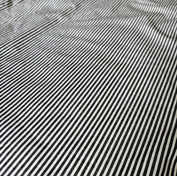 Womens Ralph Lauren Golf Black White Strip Button Up Tank Top Size 4 100% Cotton - Picture 8 of 11